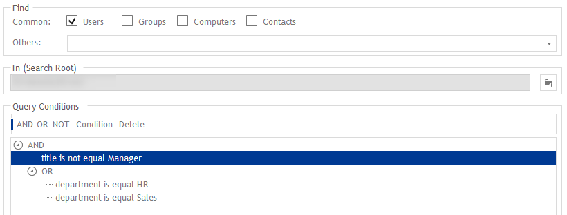 Create dynamic groups with complex nested AD filters