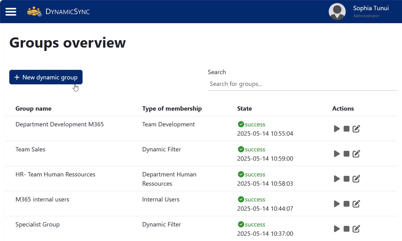 Entra ID Gruppen synchronisieren mit DynamicSync