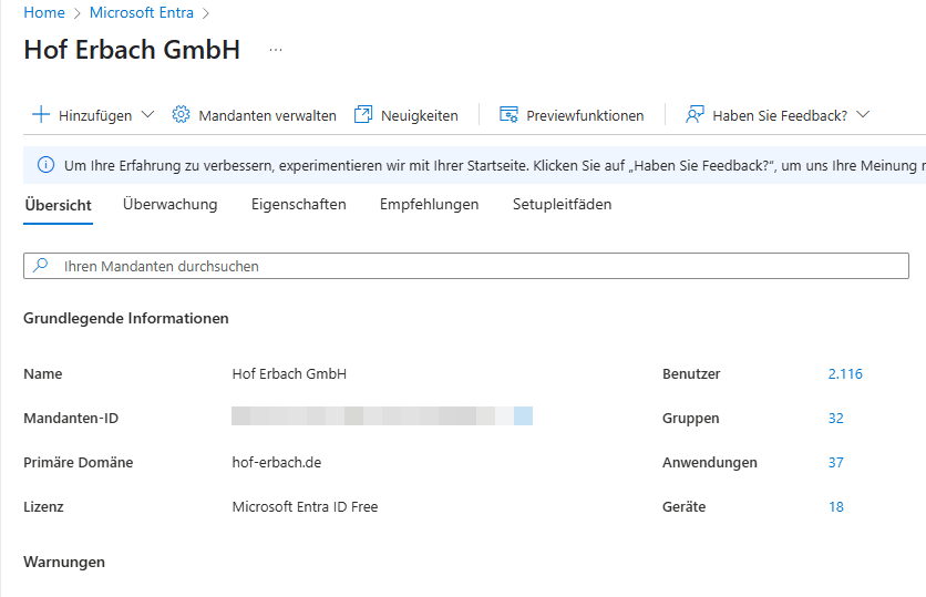 P1 und P2 Lizenzen und Basisfunktionen